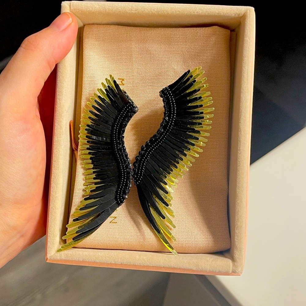 Mignonne Gavigan Madeline Earrings black/gold